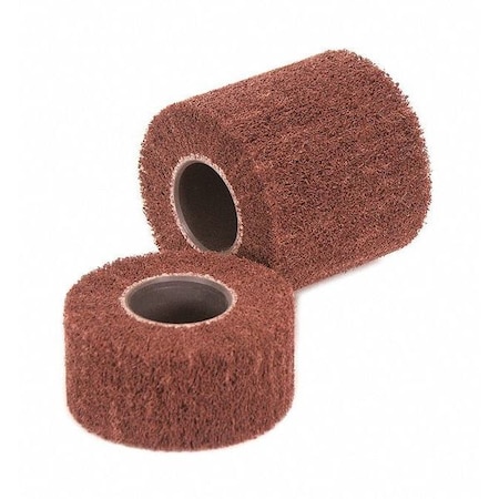 Fleece Wheel, 180 Grit, 4in dia, 4-1/8in W MPN:47413