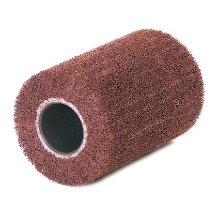 Fleece Wheel, 180 Grit, 4in dia, 6in W MPN:47423