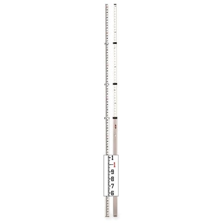 B06-813 13' Aluminum Leveling Rod 4-SECT. Tel MPN:06-813