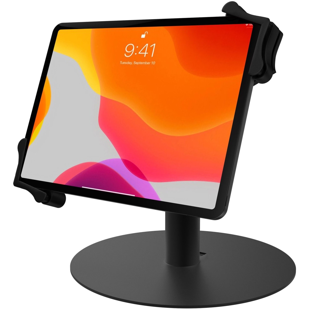 CTA Digital Universal Grip Kiosk Stand for Tablets - Up to 13in Screen Support - Metal, Rubber - Black MPN:PAD-UGT