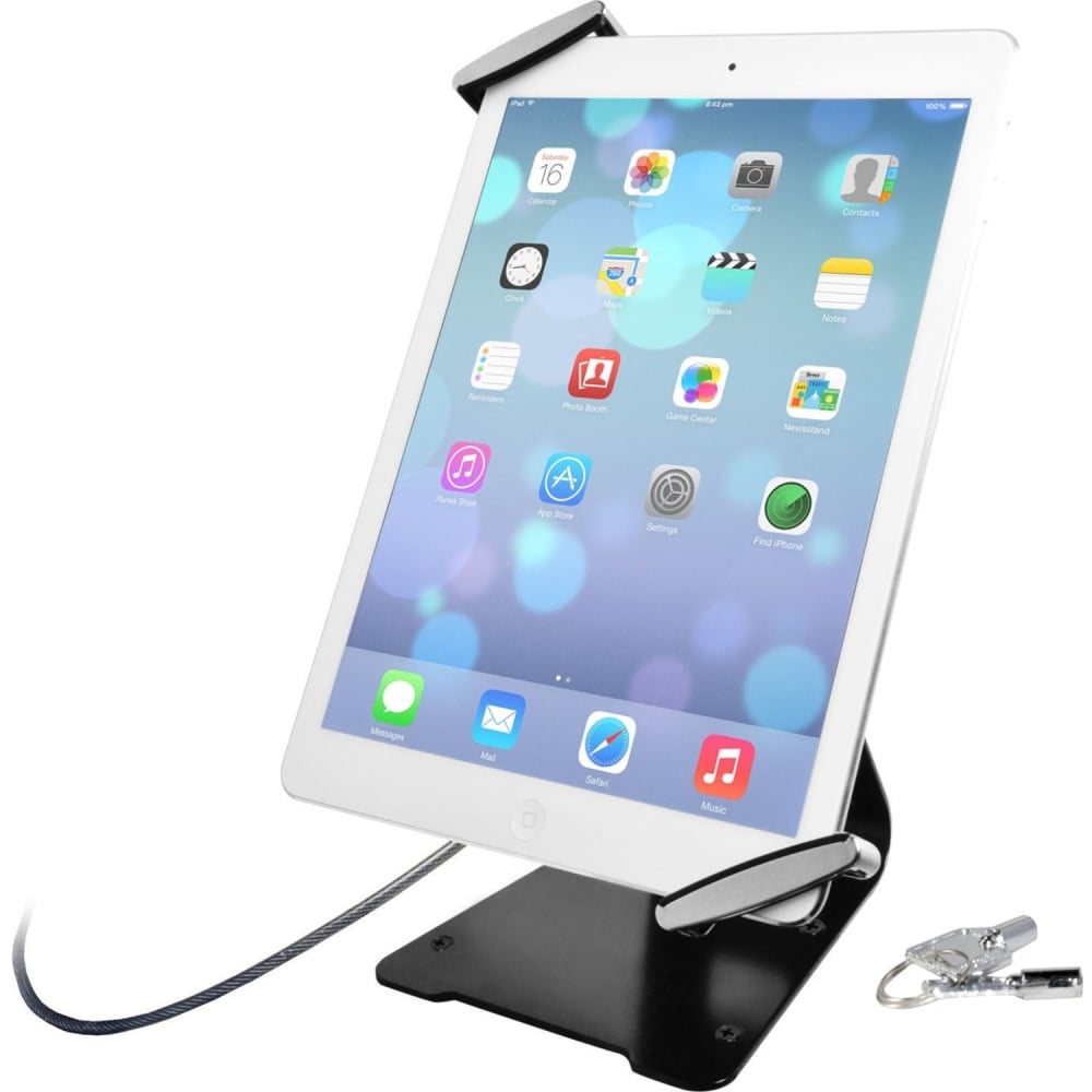 CTA Digital Universal Anti-Theft Security Grip Holder With Stand For Tablets, Black MPN:PAD-UATGS