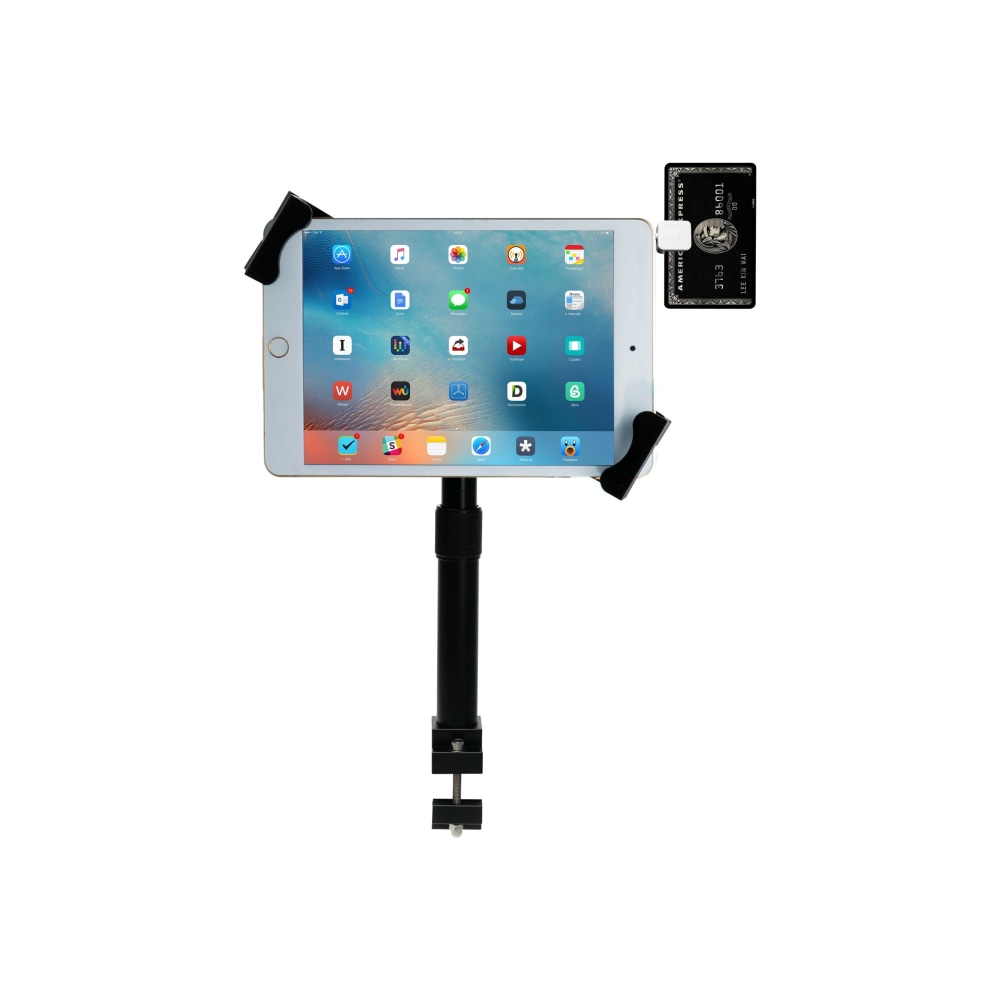 CTA Digital Height-Adjustable Tube-Grip Security Mount for 7-14 Inch Tablets - Height Adjustable - 7in to 14in Screen Support - 1 MPN:PAD-HATGU