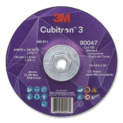 3 Cut-Off Wheel 90047 60+ T27 6
