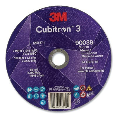 3 Cut-Off Wheel 90039 60+ T1 7