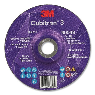 3 Cut-Off Wheel 90048 60+ T27 6