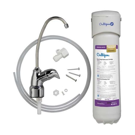 Water Filter System, 0.5 gpm, 0.5 Micron, 14 in H MPN:US-EZ-4