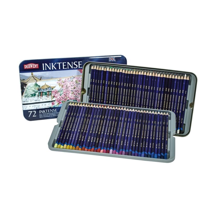 Derwent Inktense Pencil Set, Assorted Colors, Set Of 72 Pencils MPN:2301843