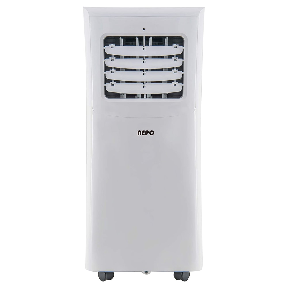 NEPO 10, 000 BTU Portable AC, Cool, Fan And Dehumidifier With Self Evaporator And Remote, 28-1/4in x 13in, White MPN:NPP-0110C