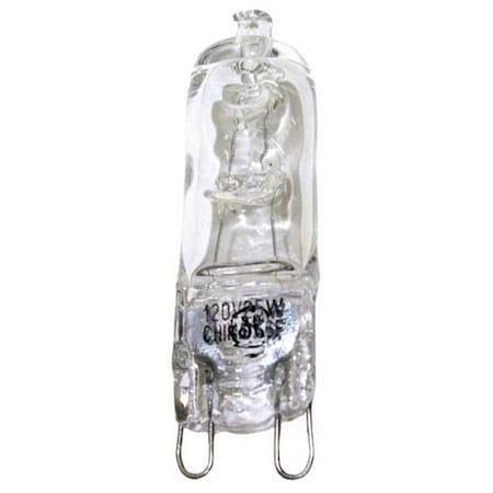 GE LIGHTING 25W, T4 Miniature Halogen Light Bulb MPN:Q25G9/CD