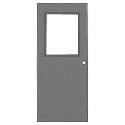 Steel Door Half Glass Cylindrical 18 ga. MPN:CD183070CYL-HG