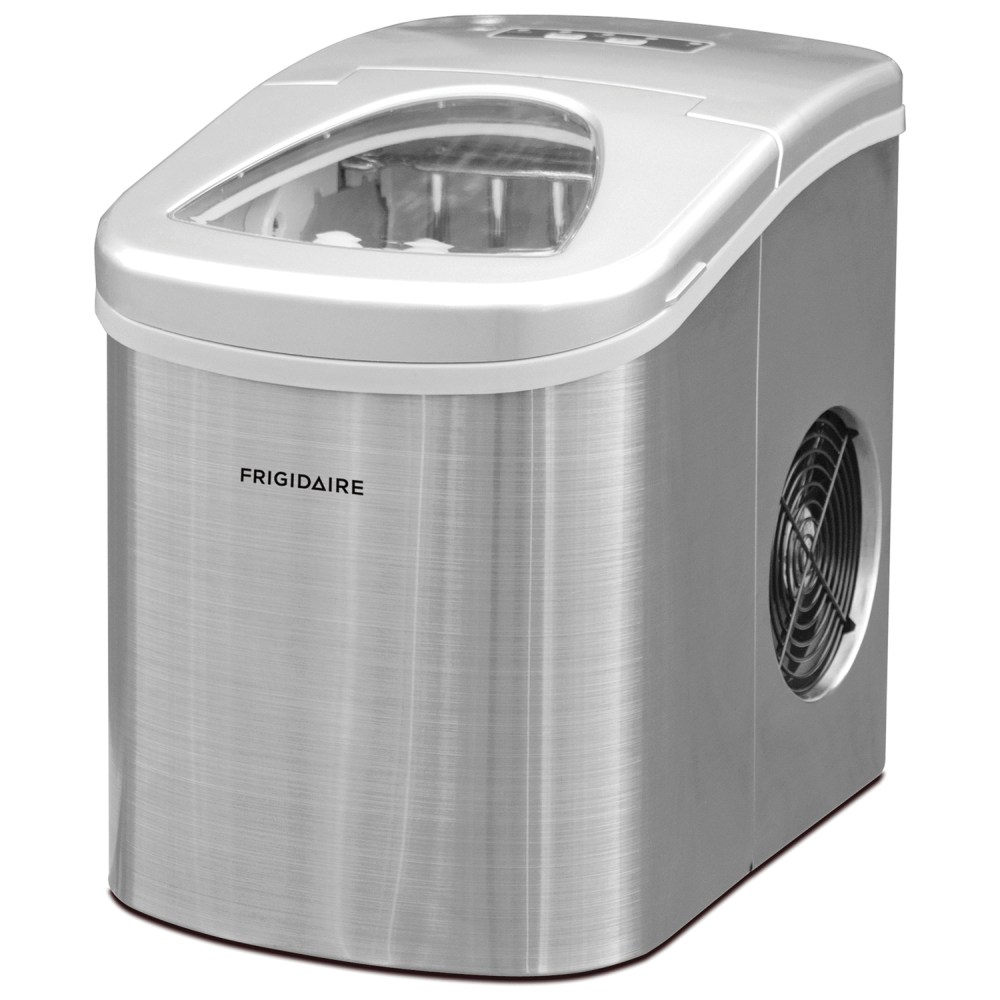 Frigidaire 26-Lb Stainless-Steel Countertop Ice Maker, Silver MPN:EFIC117-SS