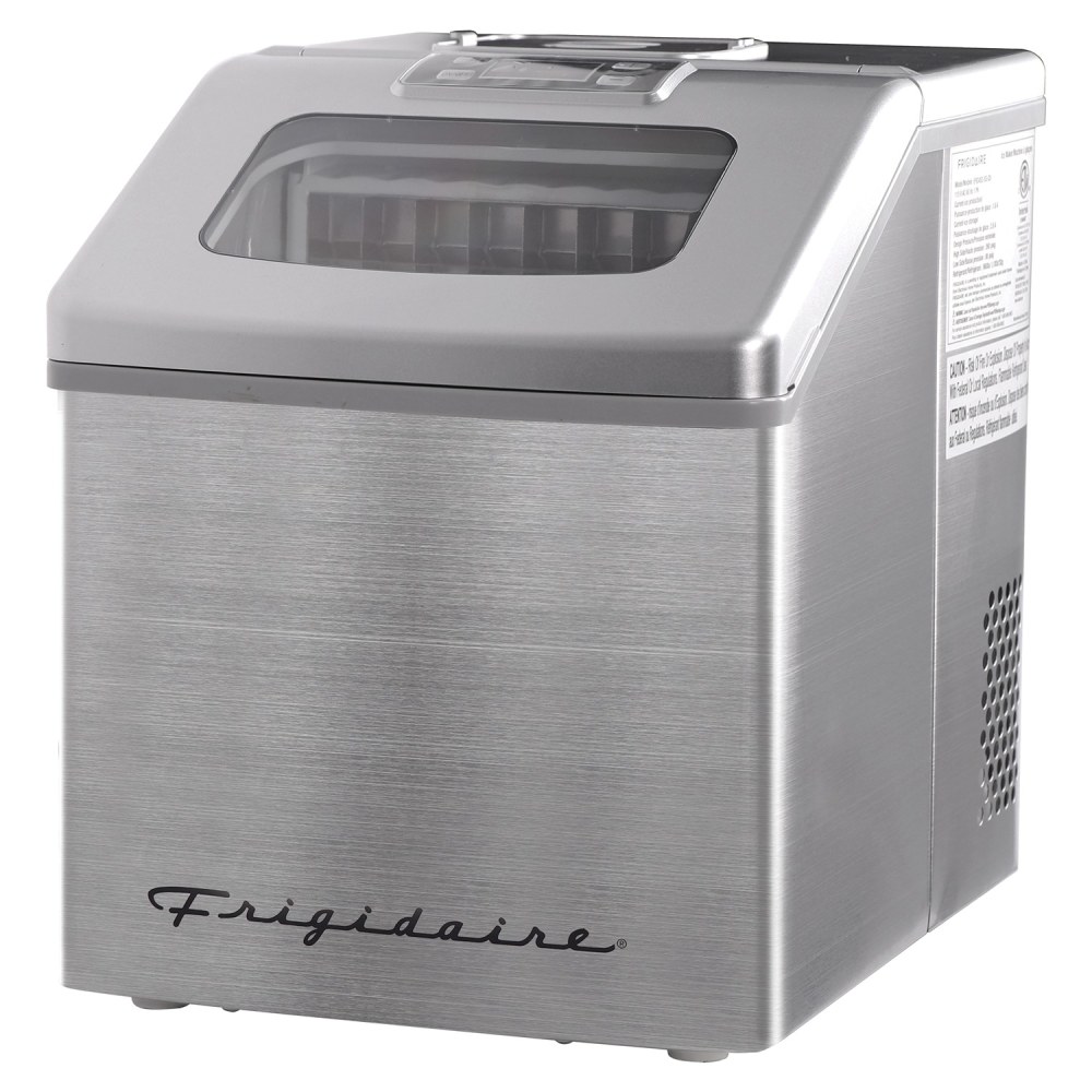 Frigidaire 40-Lb Freestanding Ice Maker, Silver MPN:EFIC452-SS