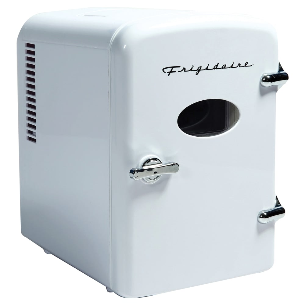 Frigidaire Retro 0.5 cu ft Portable Mini Fridge, White MPN:EFMIS129-WHITE
