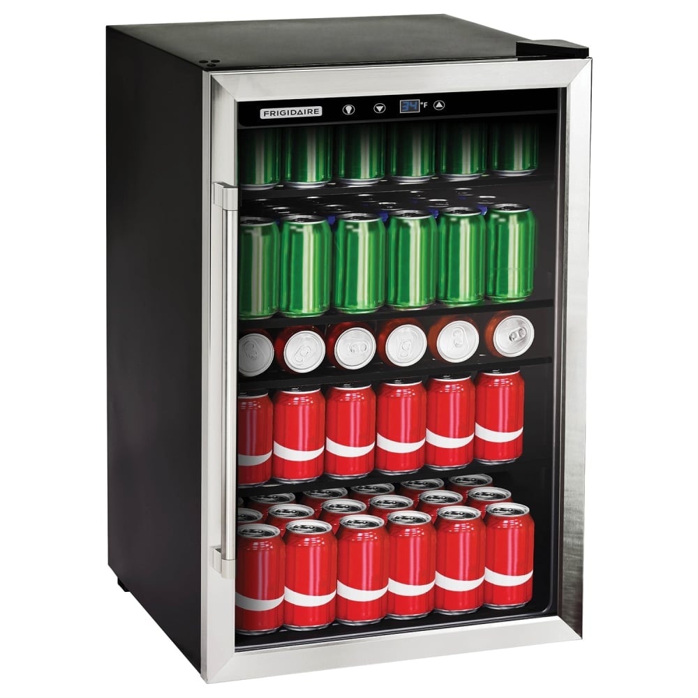 Frigidaire 4.4-cu-ft. 126-Can Stainless Steel Door Beverage Center Compact Refrigerator, EFMIS155 MPN:EFMIS155