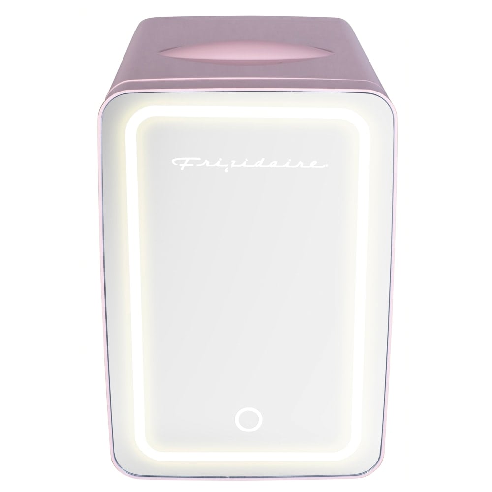 Frigidaire 0.35 Cu. Ft. 15-Can Mini Portable Personal Refrigerator With Lighted Mirror Door, Pink MPN:EFMIS170_B-PINK