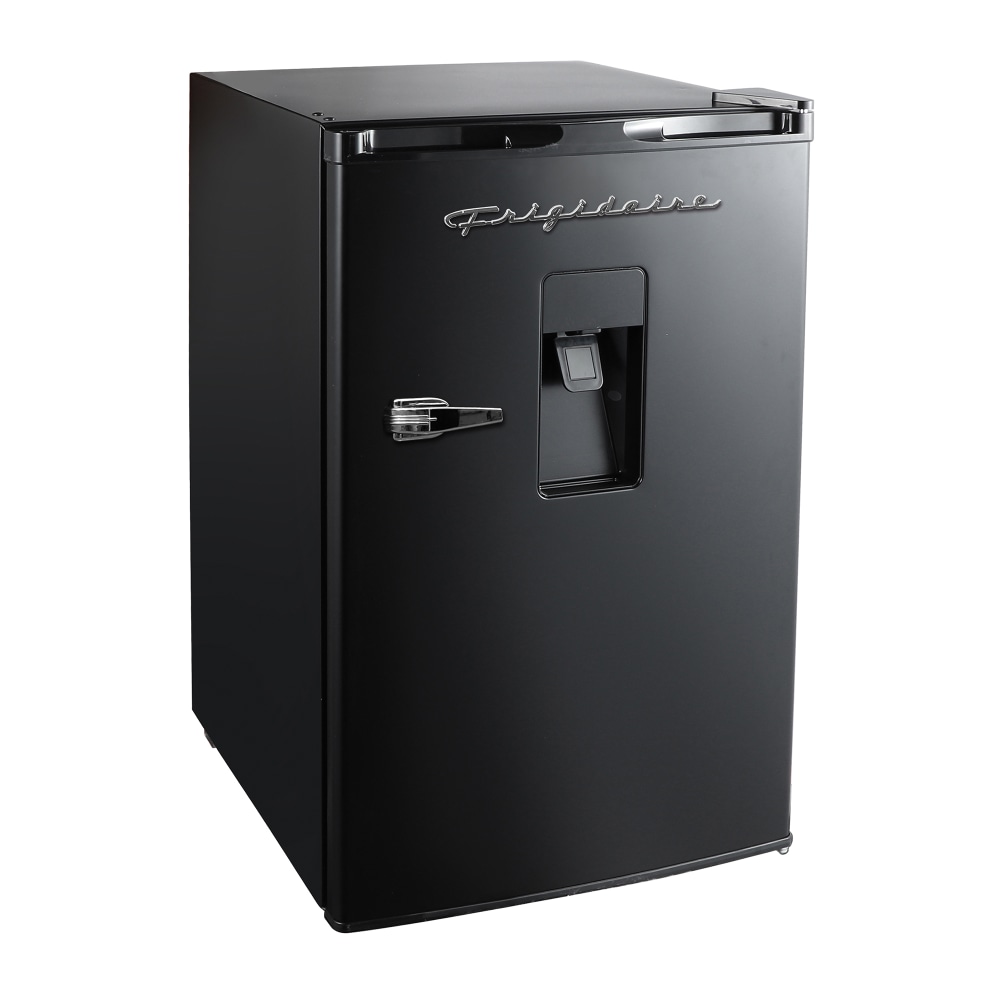 Frigidaire Retro 4.5 Cu Ft Compact Fridge With Built-in Water Dispenser, Black MPN:EFR494-BLACK