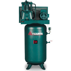 FS-Curtis FCA05E57V8S-A2L1XX 5HP Two-Stage Comp. 80 Gallon Vertical 175PSI 37CFM 1-Phase 230V FCA05E57V8S-A2L1XX