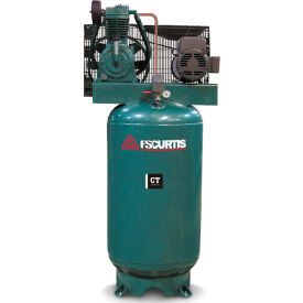 FS-Curtis FCT07C75V8S-A3L1XX 7.5 HP Two-Stage Comp. 80 Gal Vert. 175 PSI 24.2CFM 3-Phase 230V FCT07C75V8S-A3L1XX