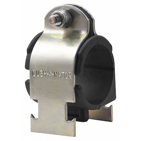 Vibration-Dampening Strut Clamp Standard, 1 in Pipe, 304 Stainless Steel, TPE Cushion MPN:CN21PSS