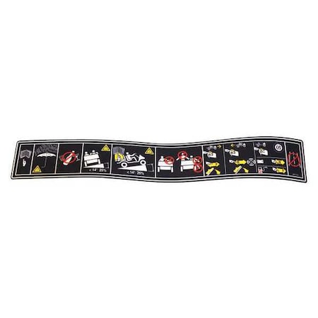 Instrument Panel Label MPN:601781