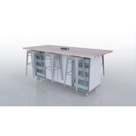 CEF ED Double Storage Classroom Table 84