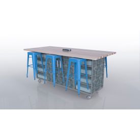 CEF ED Double Storage Classroom Table 84