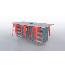 CEF ED Double Storage Classroom Table 84