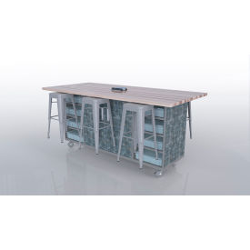 CEF ED Double Storage Classroom Table 84