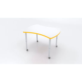 CEF Hourglass Nesting Table w/Adj Legs 45-5/8