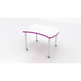 CEF Hourglass Nesting Table with Adj. Legs 45-5/8