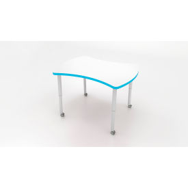 CEF Hourglass Nesting Table w/ Adj. Legs 45-5/8