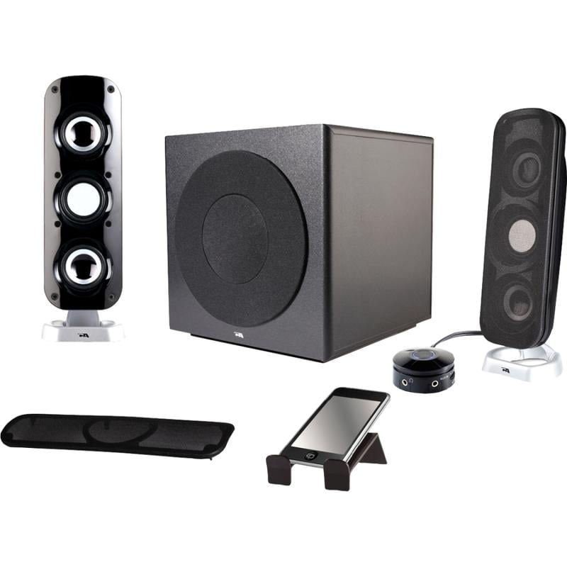 Cyber Acoustics 2.1 Speaker System, 36 W RMS, CA-3908 MPN:CA-3908