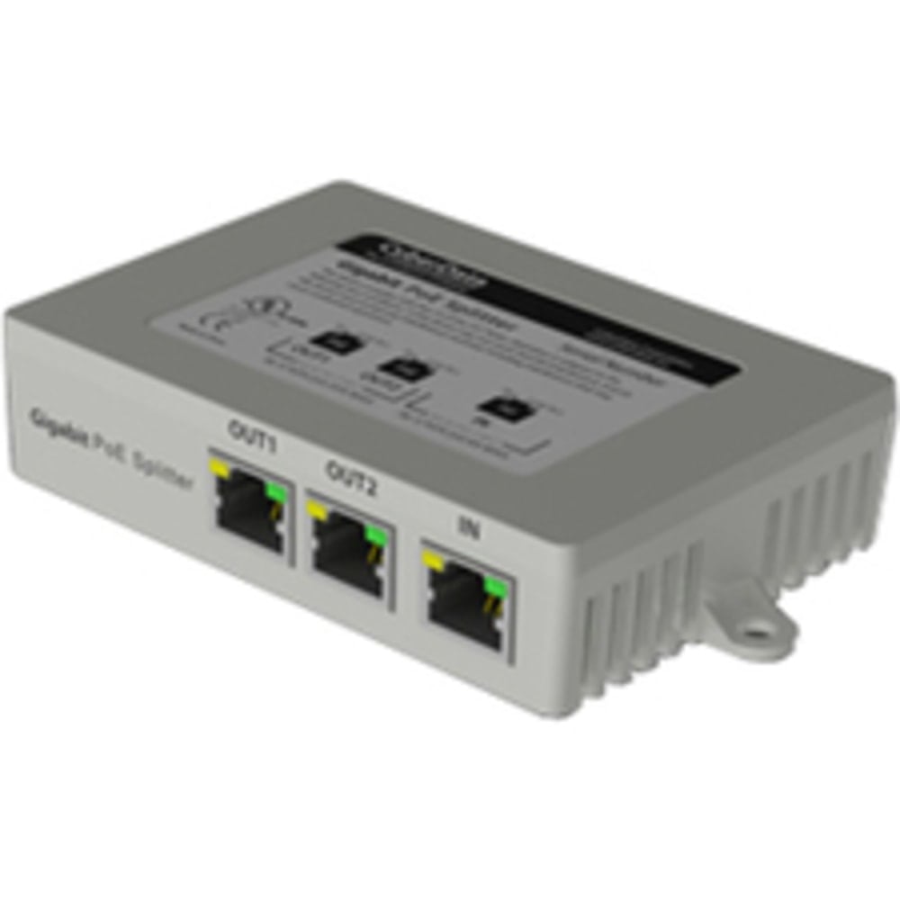 CyberData 2-Port PoE Gigabit Switch - 2 Ports - Gigabit Ethernet - 10/100/1000Base-T - 2 Layer Supported - 011187 MPN:011187