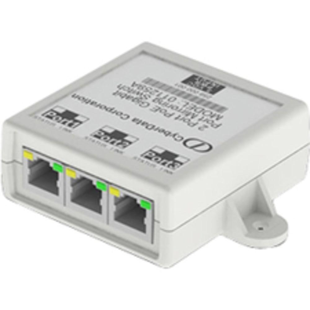 CyberData 3-Port USB Gigabit Port Mirroring Switch - 3 Ports - 10/100/1000Base-T - 2 Layer Supported - Desktop - 2 Year Limited Warranty MPN:011259