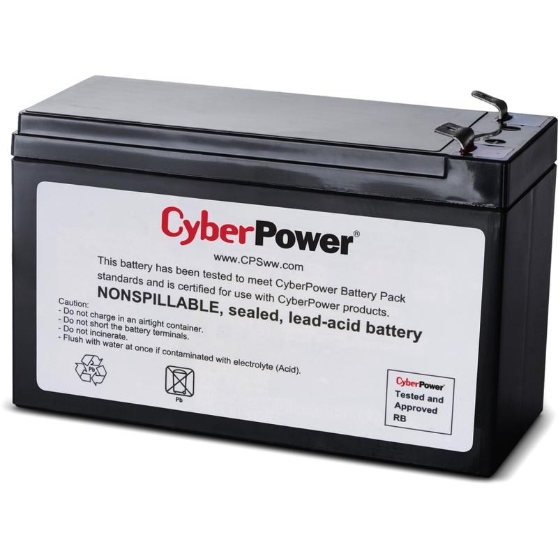CyberPower RB1280 - UPS battery - 1 x battery - lead acid - 7.2 Ah - for AVR Series CP685AVR (Min Order Qty 2) MPN:RB1280