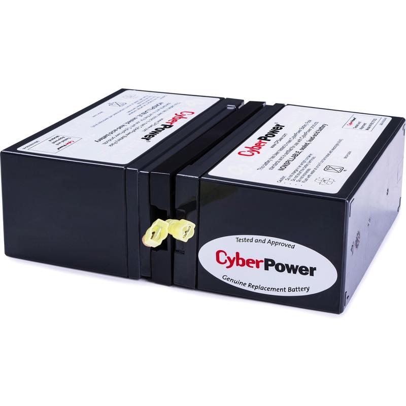 CyberPower RB1280X2D Replacement Battery Cartridge - 2 X 12 V / 7.2 Ah Sealed Lead-Acid Battery, 18MO Warranty MPN:RB1280X2D