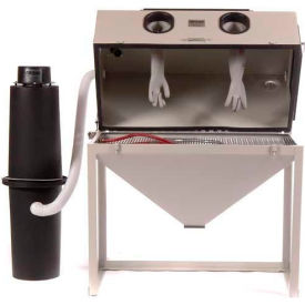 Cyclone 4826 Full Top & Side Open Blast System w/ Dust Collector 4826