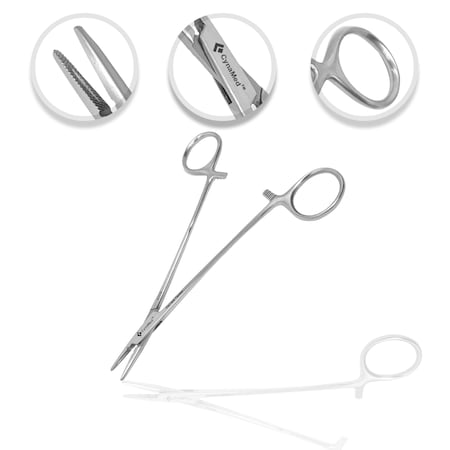 O.R. Grade Crile Wood Needle Holder, 6