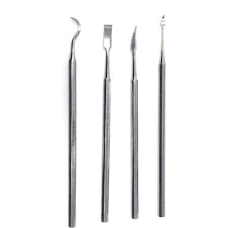 Dental Clay and Wax Spatula Pls Kit, 4pc MPN:CYZR-0347