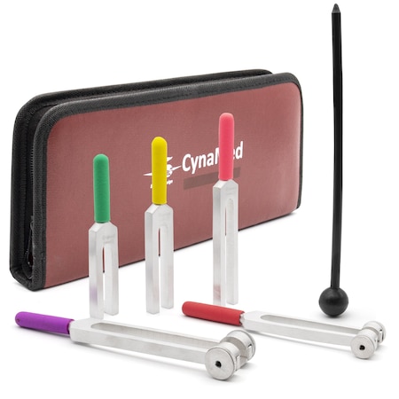Color-Coded Tuning Fork With Hammer Soun MPN:CYZR-988