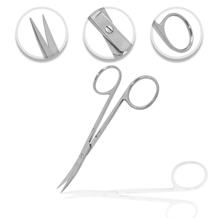 O.R. Grade Iris Scissors, 4.5