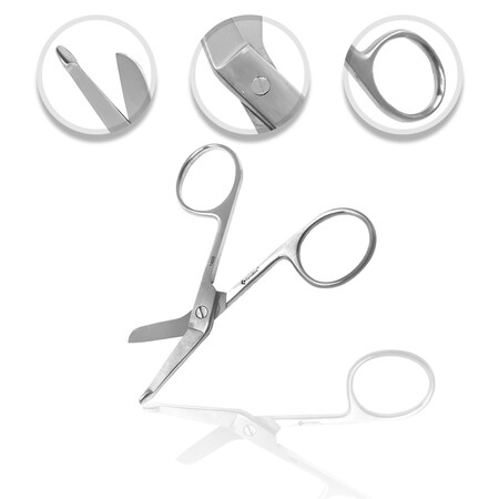 O.R. Grade Lister Bandage Scissors, 3.5