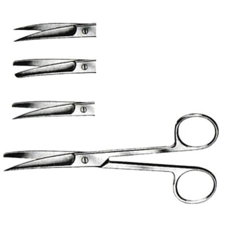 Operating Scissors, S/S, Curved, 6.5