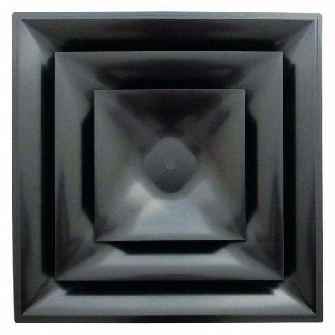 Ceiling Diffuser Black 10 Duct Size STR-C-10BK