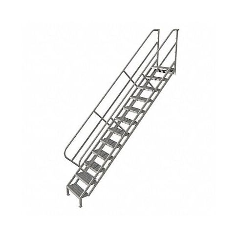 Steel Step Unit Stair Unit Steel 12 Steps 450 lb Ld Cap. WISS112242