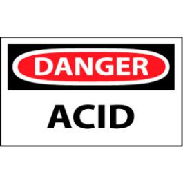 Acid Tags Computer Machine Labels - Danger Acid D5AP