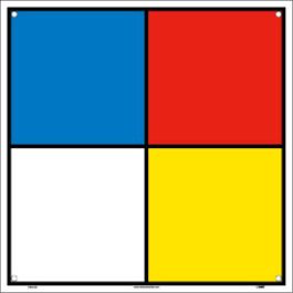 NMC HMS10R Hazardous Materials Systems Label 10-1/2
