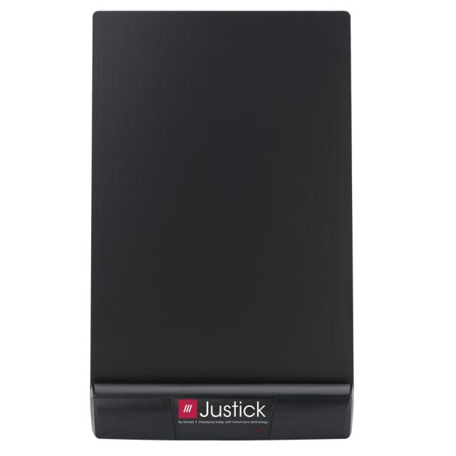 Smead Justick Desktop Frameless Organizer/Copyholder, 8in x 11in, Black (Min Order Qty 2) MPN:02550