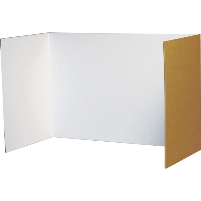 Pacon 70% Recycled Privacy Boards, White, Pack Of 4 (Min Order Qty 2)