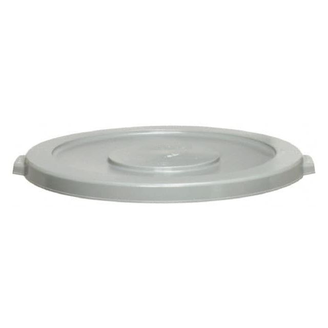 Flat Lid: Round, For 32 gal Trash Can MPN:3201GY